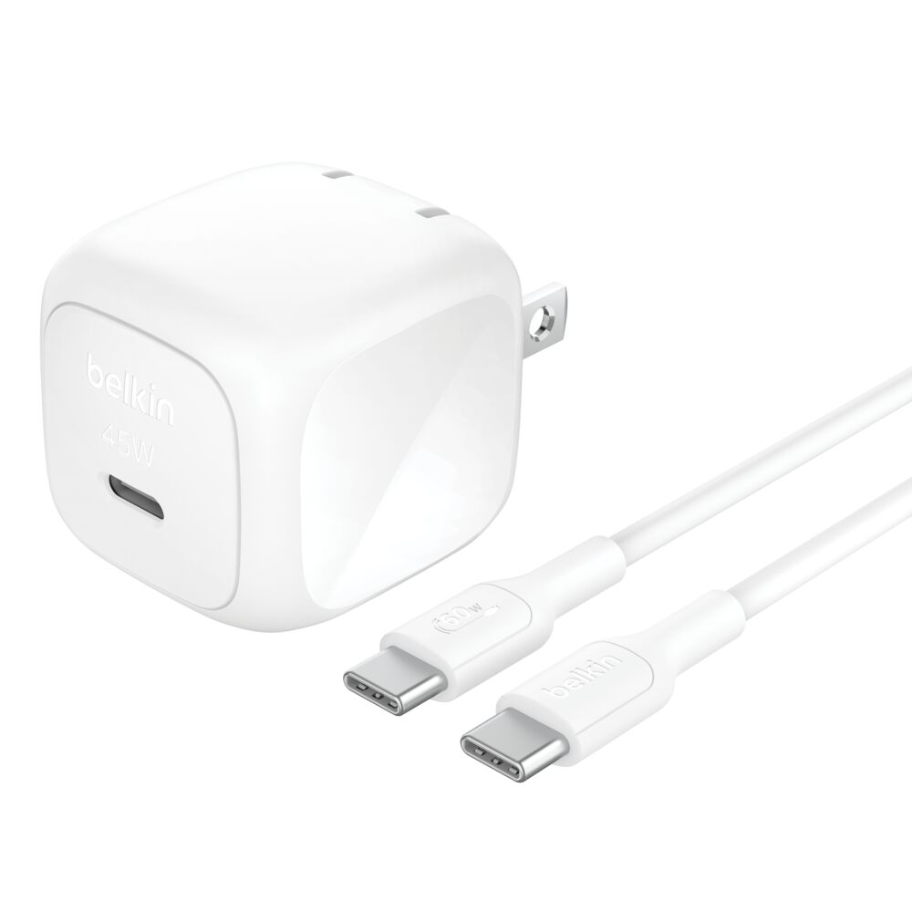 Belkin BoostCharge 45W USB-C Wall Charger – White (WCA013)