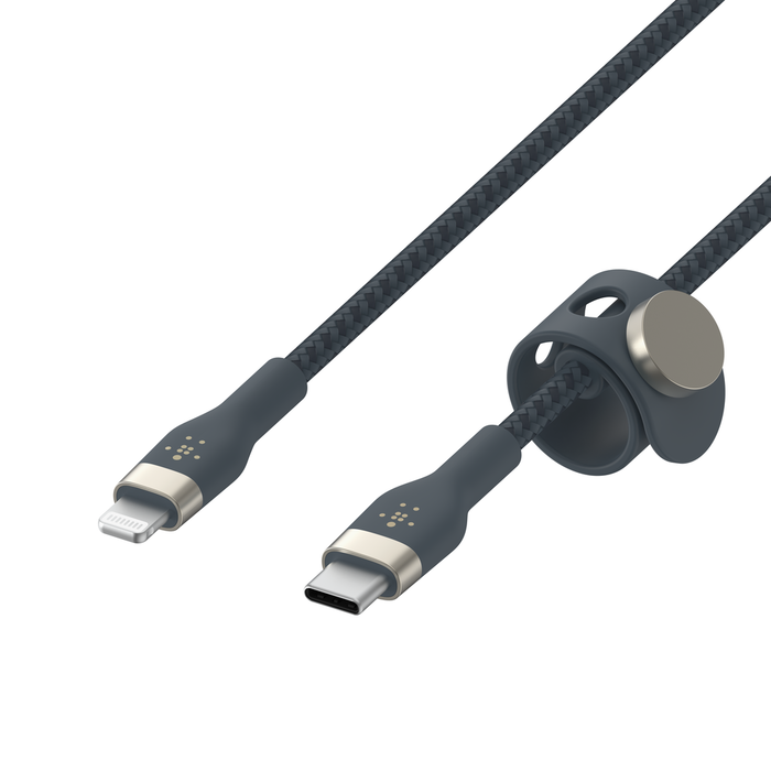Belkin BoostCharge Silicone USB-C to Lightning Cable 1m – Black – view 3