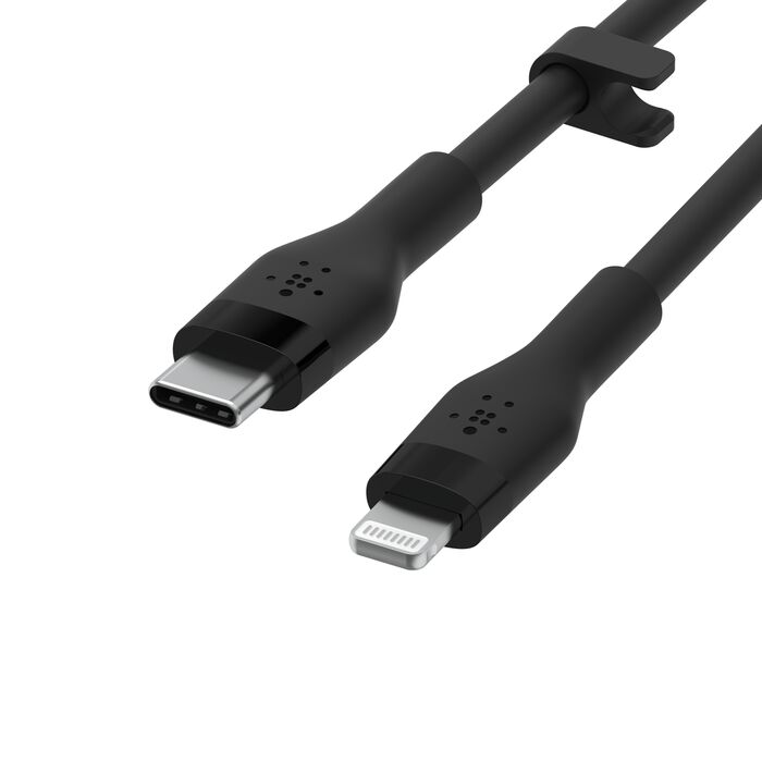 Belkin BoostCharge Silicone USB-C to Lightning Cable 1m – Black – view 2