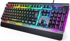 Rainbow Backlit Waterproof Keyboard