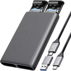 POPO PL04 2-in-1 NVMe/SATA M.2 SSD Enclosure