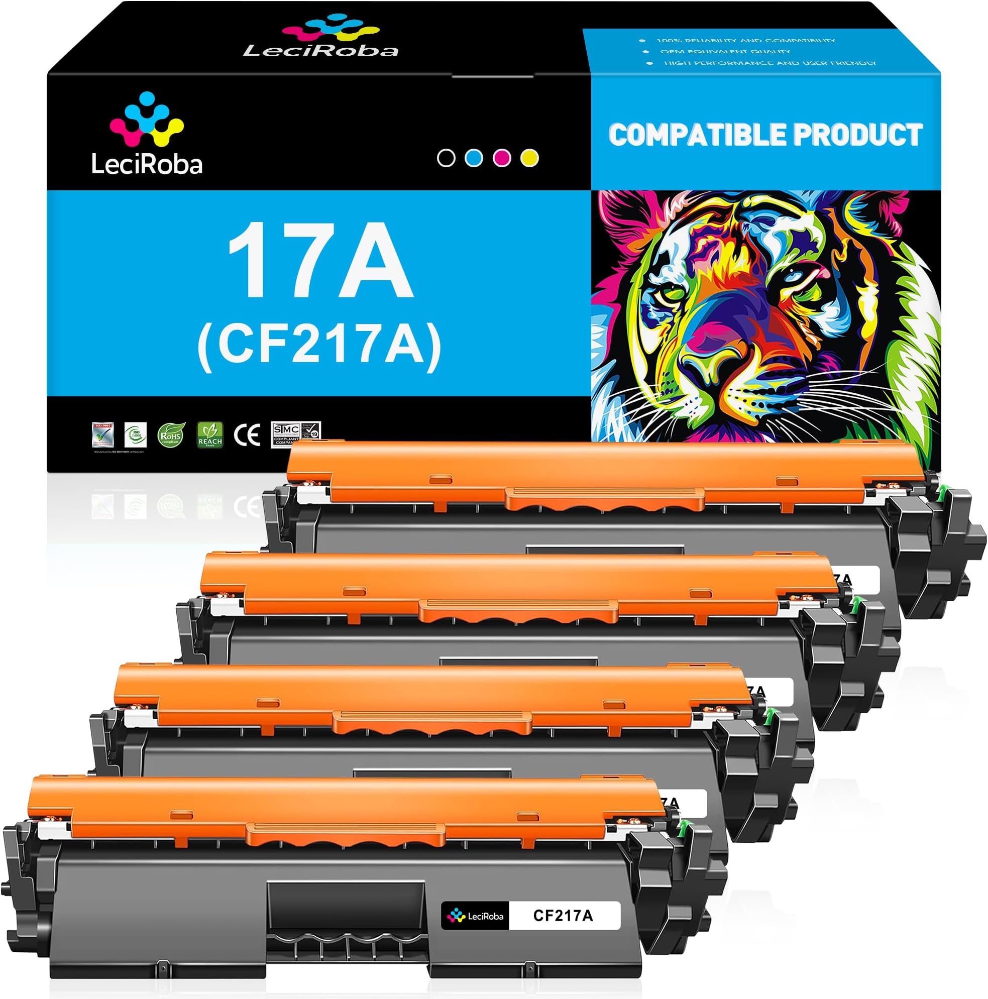 Compatible HP 217A Black Toner – view 2
