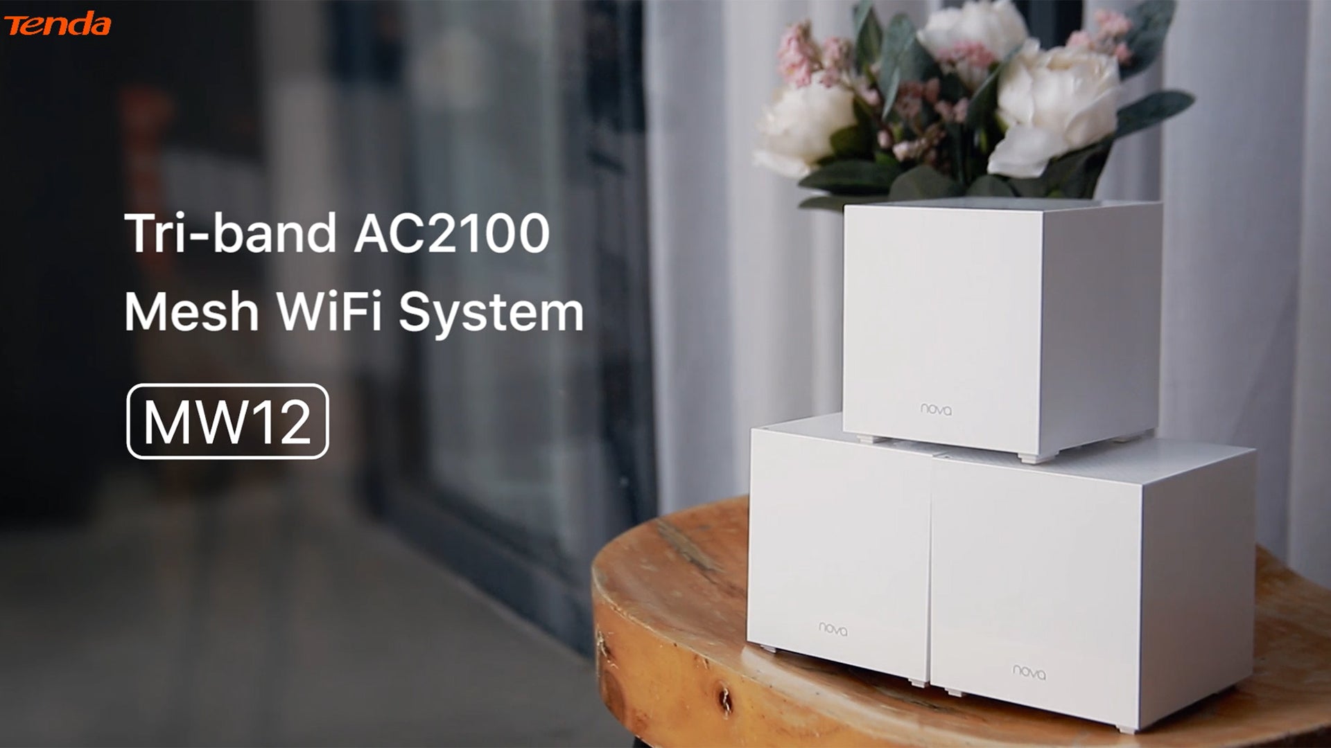 Tenda MW12 AC2100 Whole-Home Mesh Wi-Fi System (3-Pack)