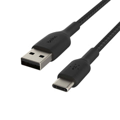 Belkin BoostCharge Braided USB-A to USB-C Cable 1m – Black (CAB002) – view 2