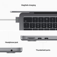 Apple MacBook Air 13.6-Inch MLXW3 (Late 2022) M2, 8GB, 256GB Gray