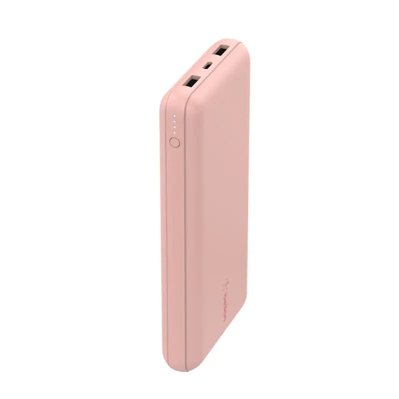 Belkin, BPB012BTRG Portable Power Bank Charger 20K for iPhone 13, iPhone 13 Pro, 13 Pro Max, 13 Mini, iPhone 12, Galaxy S22, Ultra, Plus and More - Rose Gold Belkin