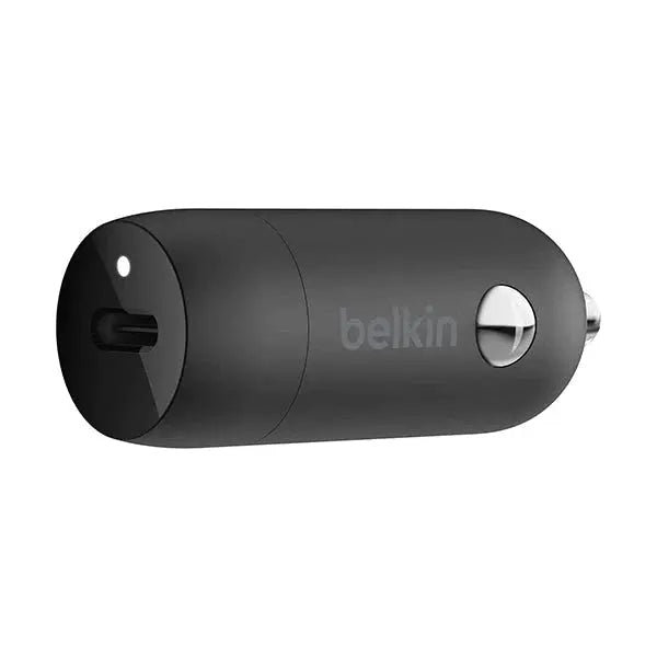 Belkin, CCA003BTBK USB-C Fast Car Charger 20W iPhone Fast Charger - Black Belkin