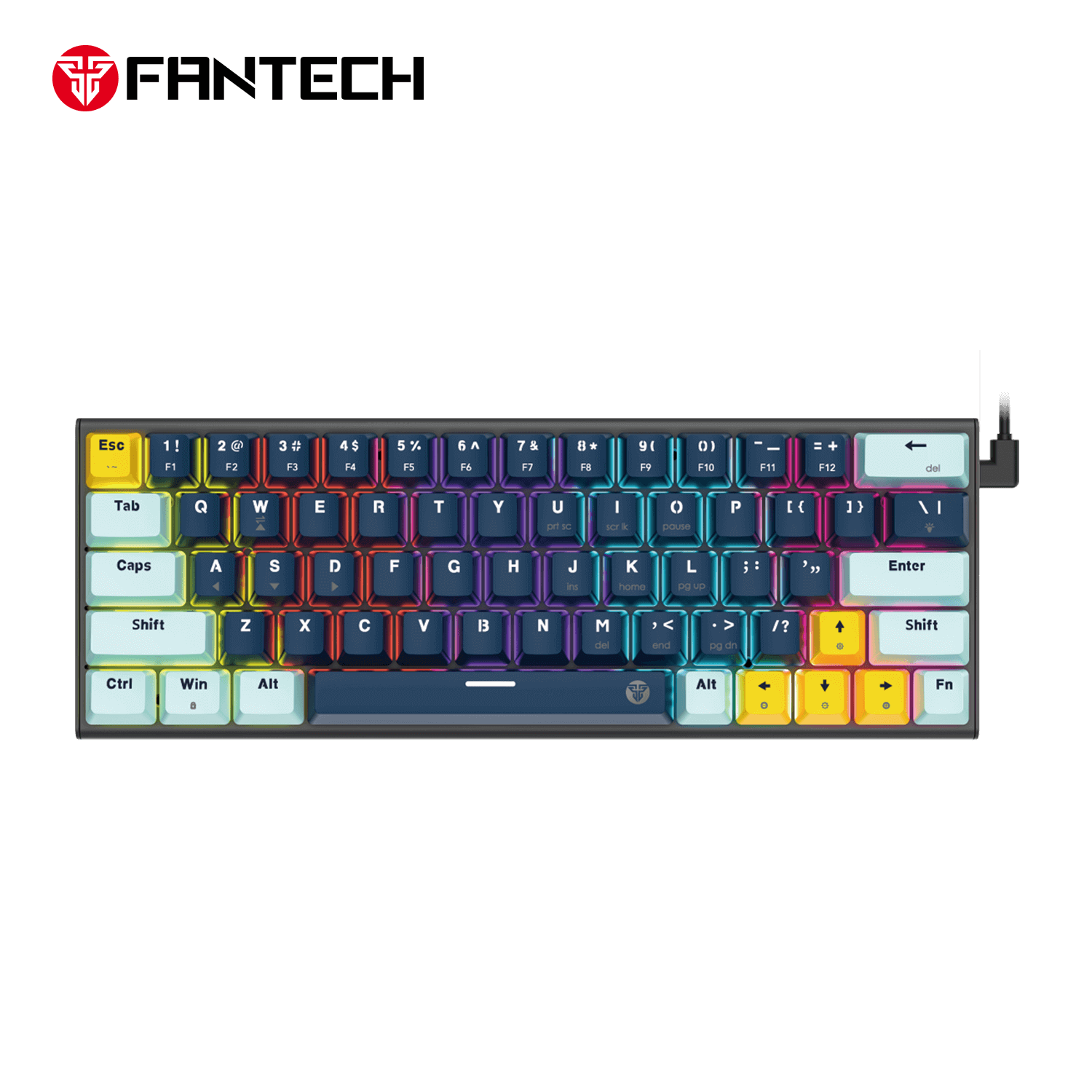Fantech MK874 V2 Atom63 Mechanical Gaming Keyboard – Blue Switch – view 3