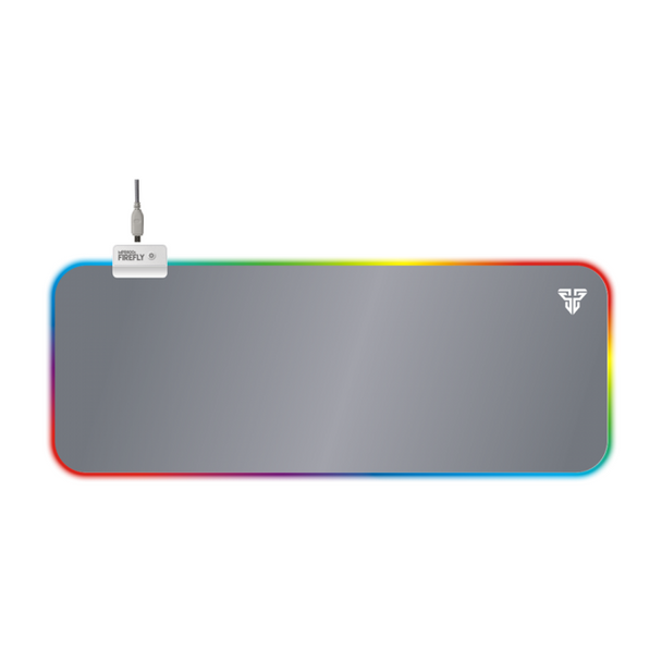 Fantech FIREFLY Large RGB Gaming Mouse Pad, White | MPR800s