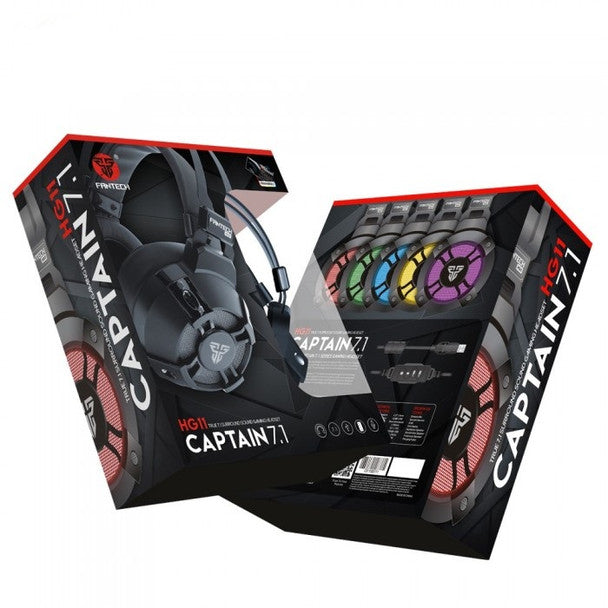 Fantech HG11 CAPTAIN 7.1 RGB Gaming Headset Black HG11 CAPTAIN