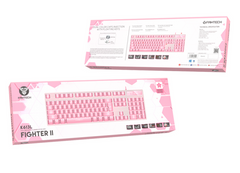 Fantech K613L FIGHTER II RGB Feel Mechanical Gaming Keyboard, Pink | K613L FIGHTER II