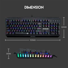 Fantech MK884RGB Optilux RGB Optical Switch Mechanical Keyboard | MK884 Optilux