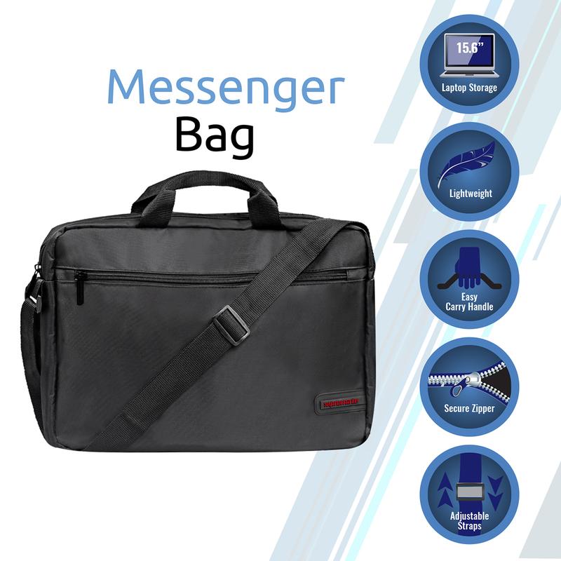 Promate Gear-MB 15.6" Lightweight Laptop Messenger Bag – view 2
