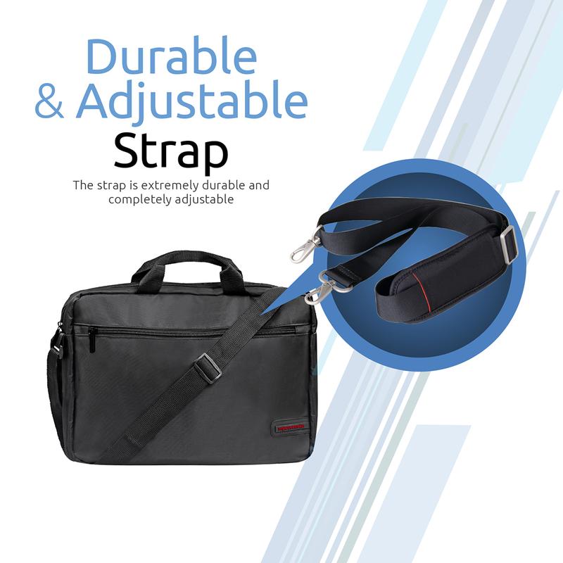 Promate Gear-MB 15.6" Lightweight Laptop Messenger Bag – view 3