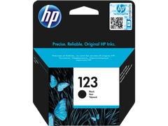 HP 123 Black Original Ink Cartridge (F6V17AE) Hp