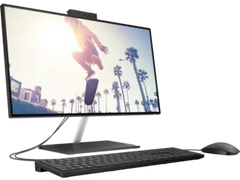 HP AIO Desktop Intel Core I5-1235U 8GB DDR4 512GB NVME 23.8" FHD Touchscreen Intel Iris XE Black 24-CB1023NH 6V337EA Hp