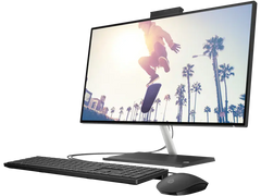 HP AIO Desktop Intel Core I5-1235U 8GB DDR4 512GB NVME 23.8" FHD Touchscreen Intel Iris XE Black 24-CB1023NH 6V337EA Hp