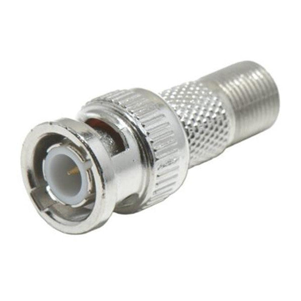 Hikvision CC5700 BNC Male to F Female Connector, BNC Screw-on to F Connector, F to BNC