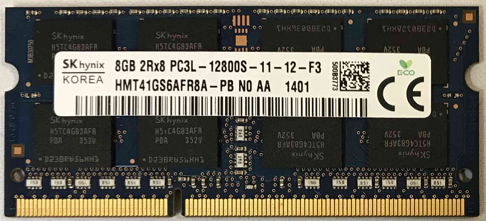 SK hynix 8GB DDR3L 1600MHz Laptop RAM (PC3L-12800S)