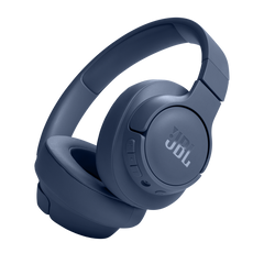 JBL Tune 720BT Wireless Over Ear Headphones with Mic, Pure Bass Sound - Blue