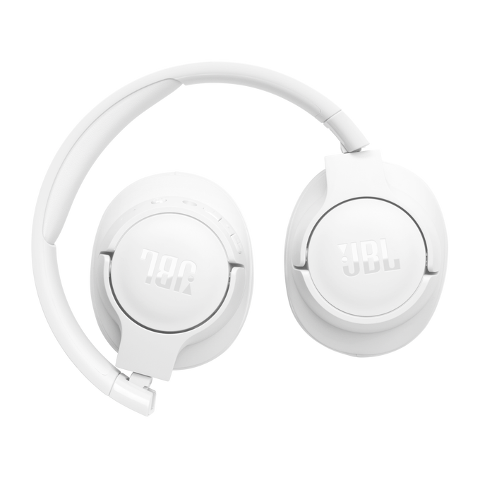 JBL Tune 720BT Wireless Over Ear Headphones with Mic, Pure Bass Sound - White