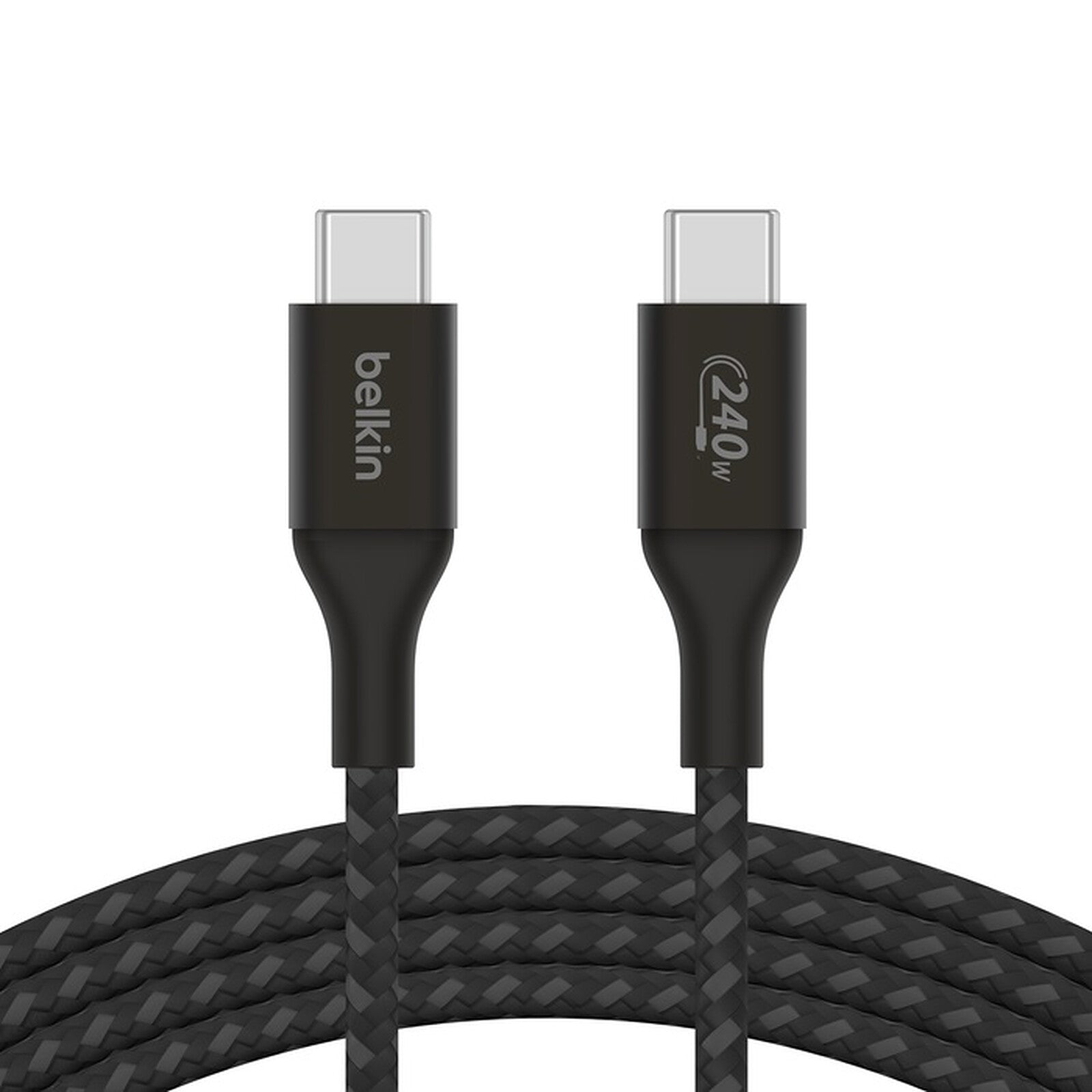 Belkin BoostCharge Pro Braided USB-C to USB-C Cable 240W, 3m – Black (CAB025)