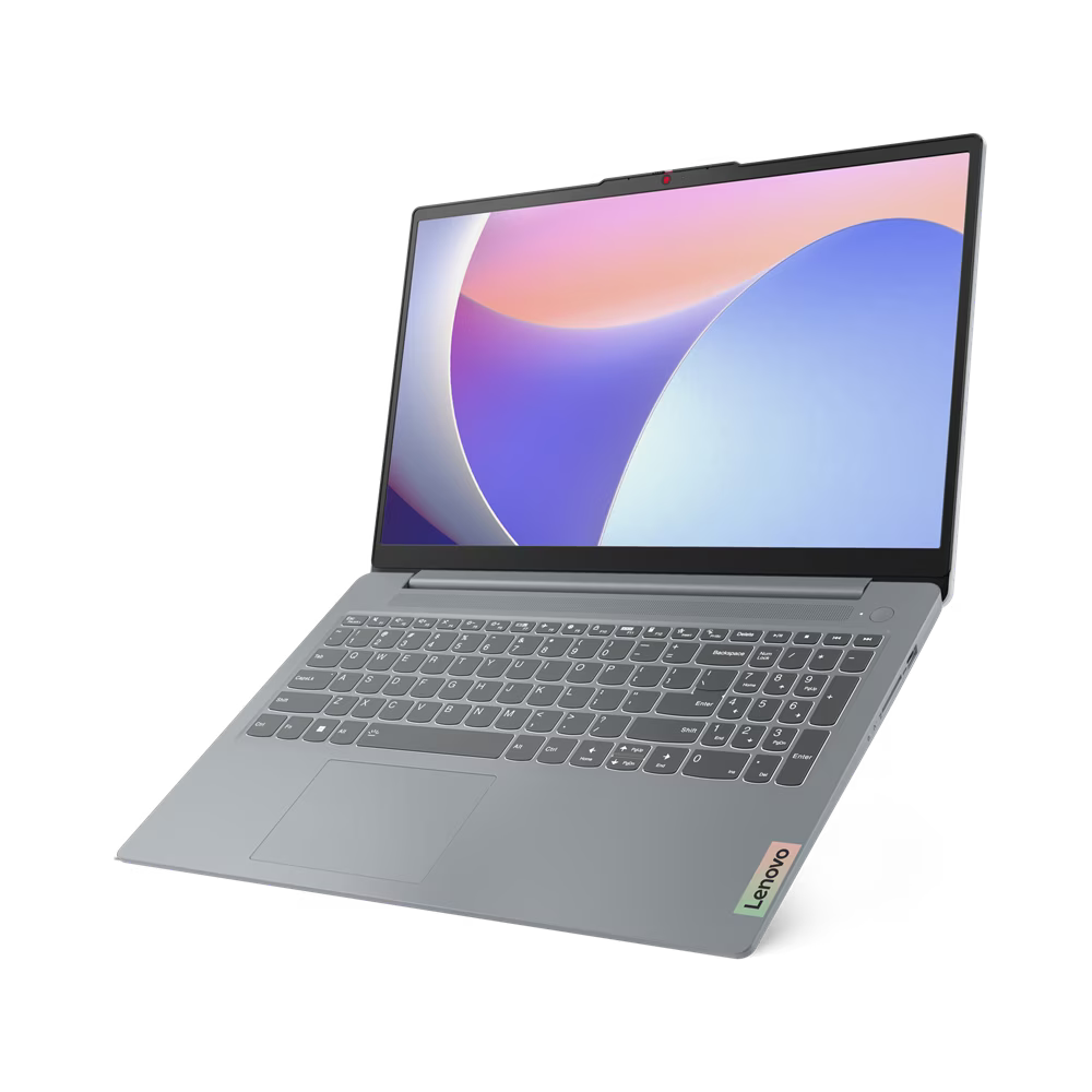 LENOVO IDEAPAD SLIM3-83ER00C5AX (ARCTIC GREY)+CARRY CASE, CORE I5-12450H, RAM 8GB DDR5 ONBOARD, NVME 512GB, INTEL UHD GRAPHICS, SCREEN 15.6″ FHD