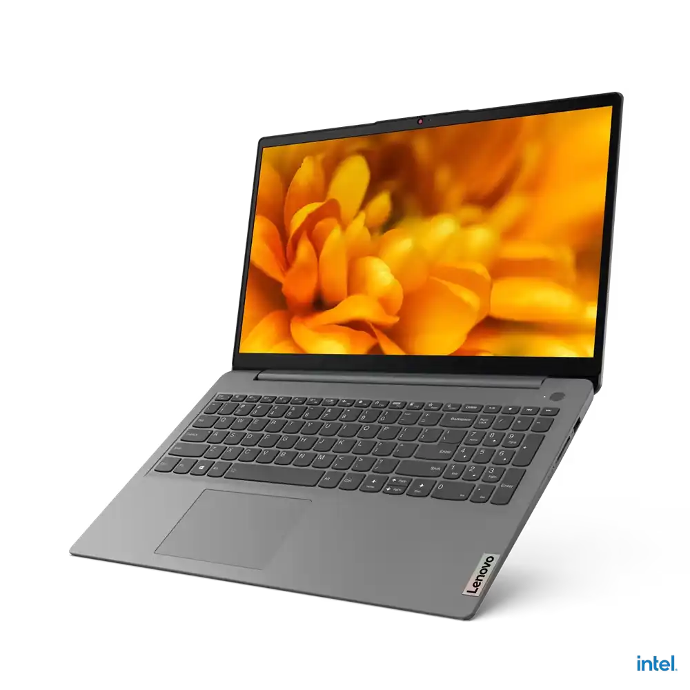 Lenovo, IP3-82KU00E6ED 15.6" FHD, Ryzen 5-5500U, 8GB DDR4, 512GB Support HDD NVMe, AMD Radeon™ Graphics, EN/AR Keyboard, Dos - Arctic Grey