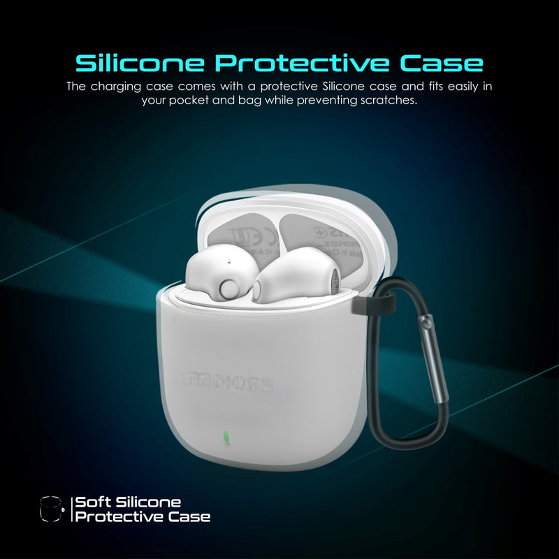 Promate Lima True Wireless Earbuds – White – view 3