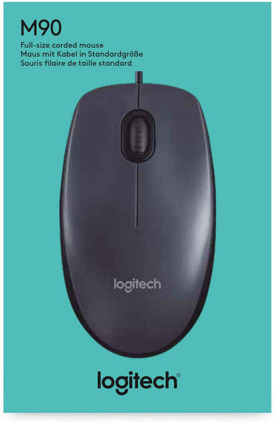 Logitech M90 Mouse Wired | 910-001793