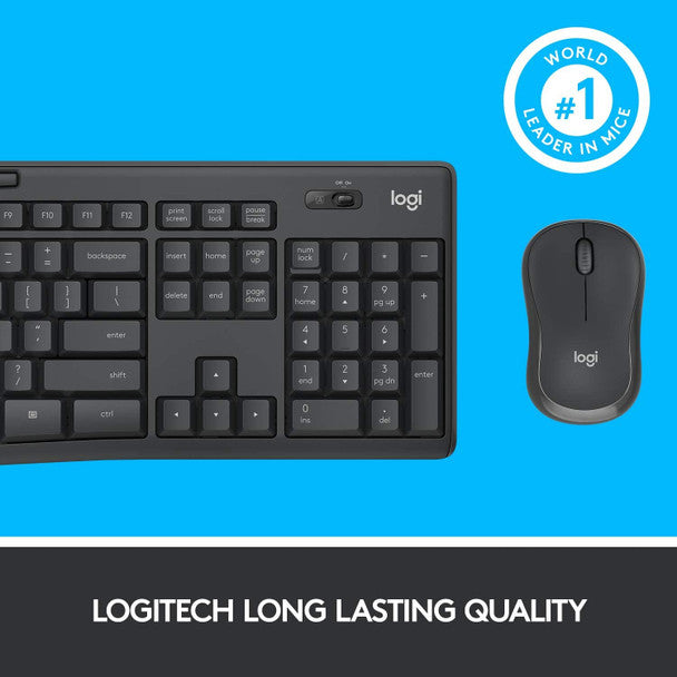 Logitech MK295 Wireless Mouse & Keyboard Silent Combo | 920-009801