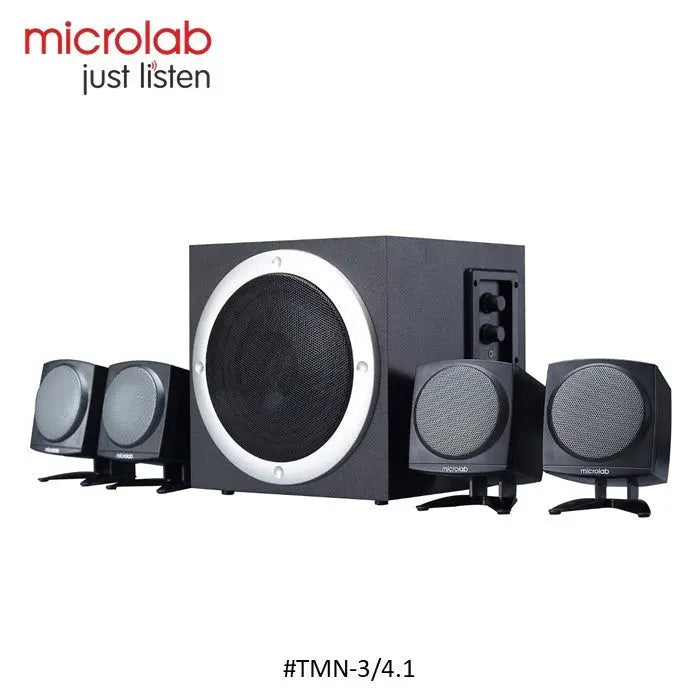 Microlab TMN-3 Powerful 4.1 Subwoofer Speaker System for Movies And Music Entertainment Ugreen