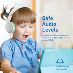 Promate KidSafe Kawaii Style Wireless Kids Headphone - PANDA.BGM Promate
