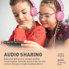 Promate, Jewel, HD Stereo KidSafe Wired Headset - Aqua - JEWEL.BUBBLEGUM Promate