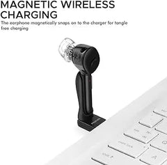 Promate, PIONEER, Universal Mono Wireless Earphone with Charging Dock - Black Promate