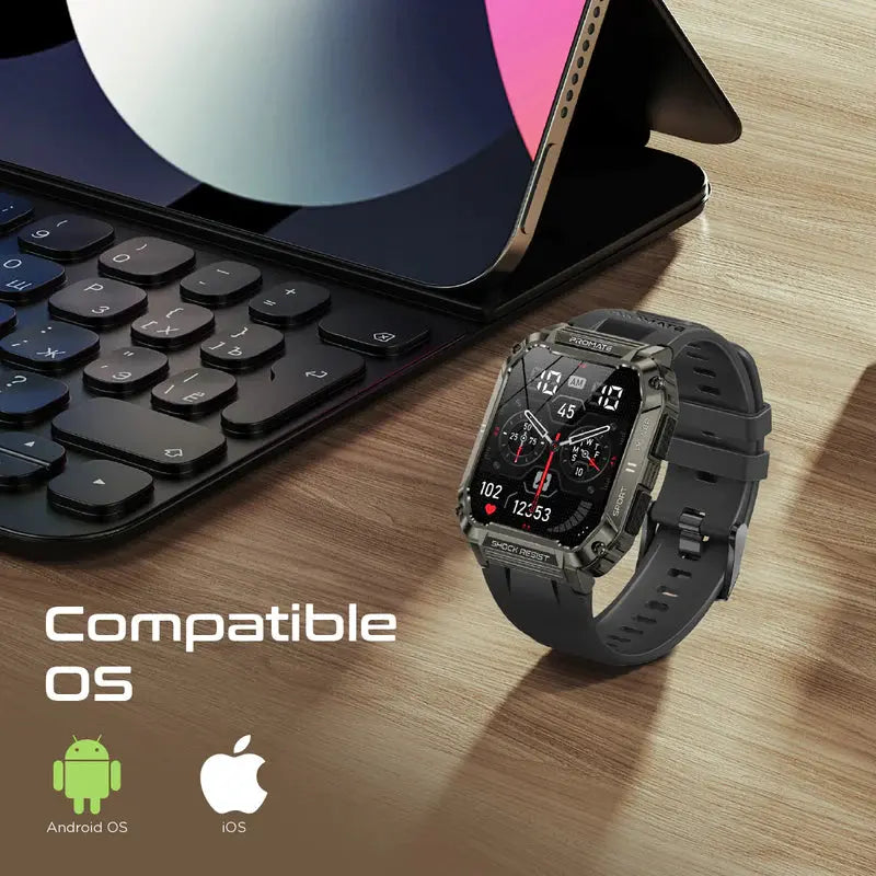 Promate, XWatch-S19, ActivLife Smartwatch with Wireless BT Calling ...