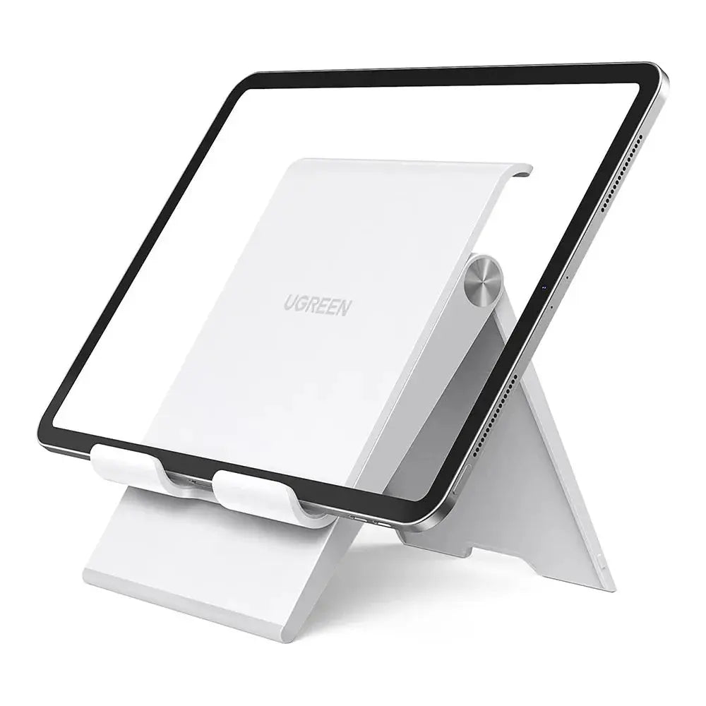 UGREEN Multi-angle phone and tablet stand, height adjustable & foldable holder, high quality (white) - 20437 Ugreen