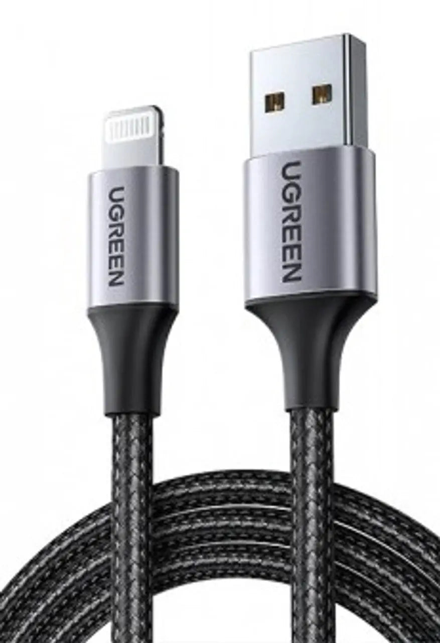 UGREEN USB-A to Lightning Charging & Sync Cable 1.5M Black | 60157 Ugreen