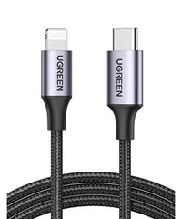 UGREEN USB to Lightning Charging & Sync Cable MFI - Apple Certified 1.5M Black | 60760 Ugreen
