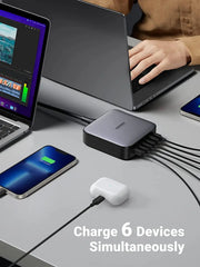 UGreen 6 PORTS 2*USB-A+4*USB-C Desktop Fast Charger | 40914 Ugreen