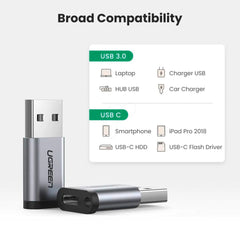 UGreen USB C Female to USB 3.0 Male Adapter |50533 Ugreen