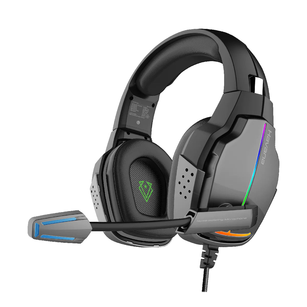 Vertux Havana High Definition Audio Immersive Gaming Headset - Black