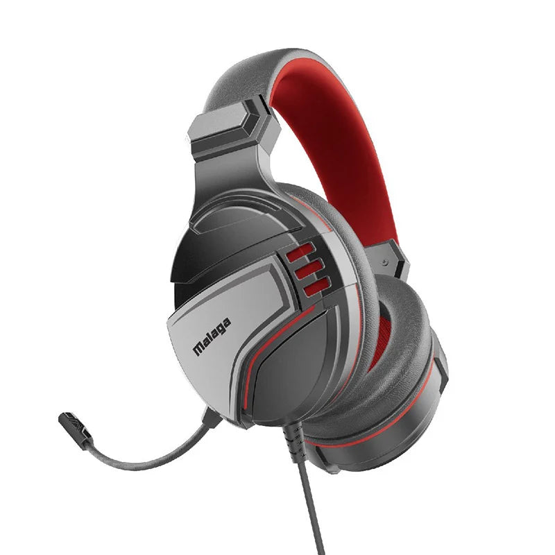Vertux Malaga Red Amplified Stereo Wired Gaming Headset