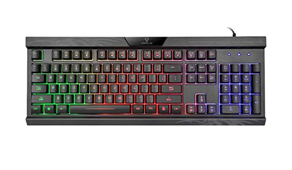 Vertux, Amber Pro Performance Gaming Keyboard A/E - Black