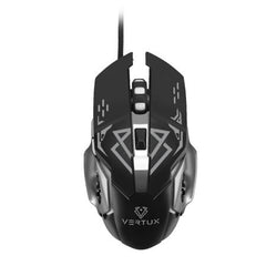 Vertux, Drago Precision Tracking Ergonomic Gaming Mouse - Black