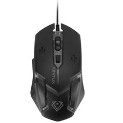 Vertux, Sensei Ergonomic Optical USB Wired Computer Gaming Mouse - Black