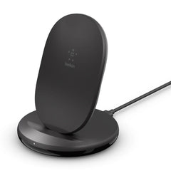 Belkin BoostCharge 15W Wireless Charging Stand – Fast, Convenient, and Qi-Certified| WIB002VFBK