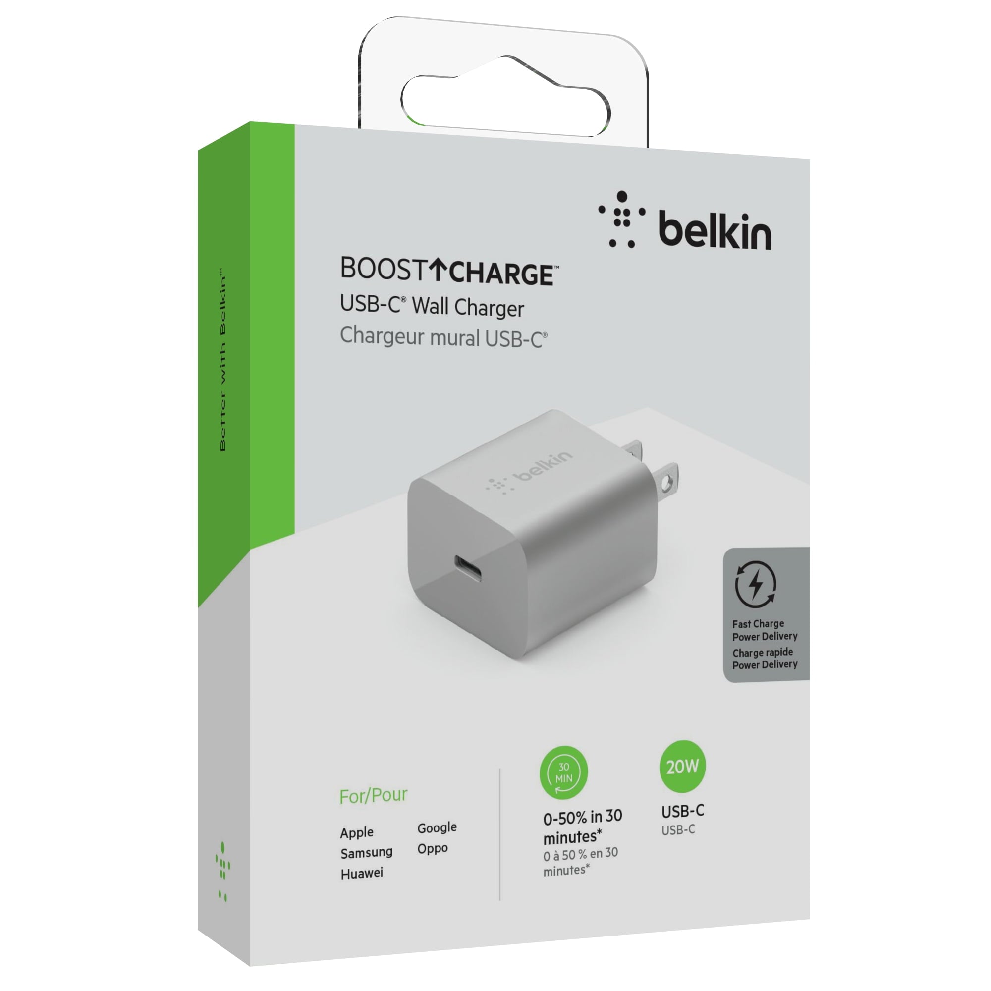 Belkin BoostCharge 20W USB-C Wall Charger (WCA009) – view 3