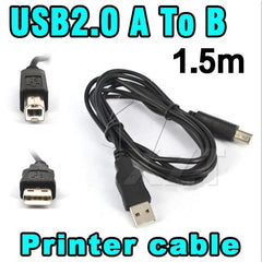 USB Printer Cable (A to B) – 1.5m – view 2