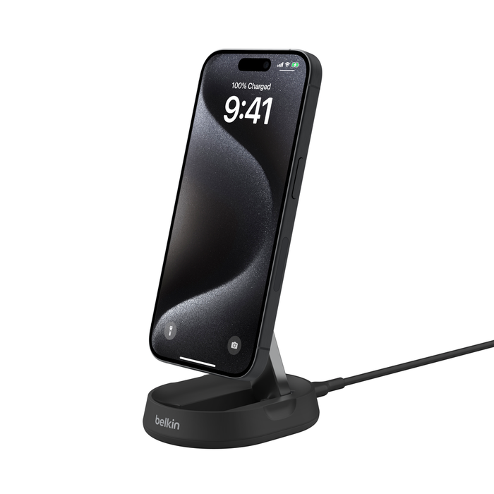 Belkin Magnet boost Charge convertible wireless charging for iPhone magsafe 15w| WIA008MYbk
